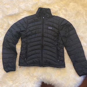 Patagonia black down jacket